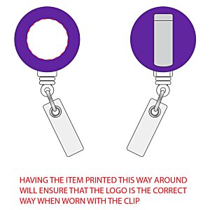 Additional Image 2 - a close-up of a purple badge