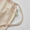 View Image 4 of 4 of Yuki Organic Cotton Drawstring Bag - Natural