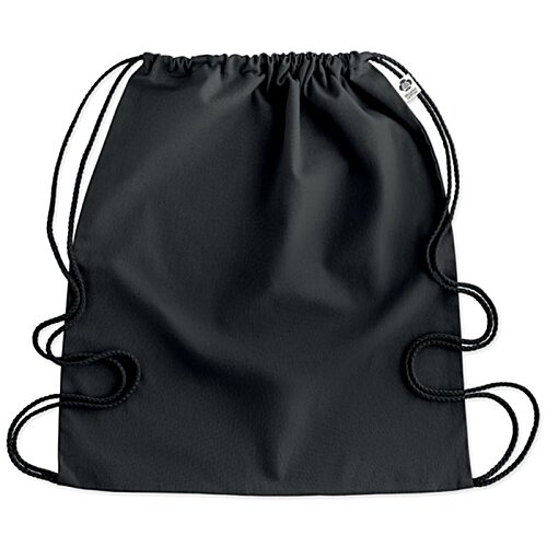 Additional Image 3 - a black drawstring bag