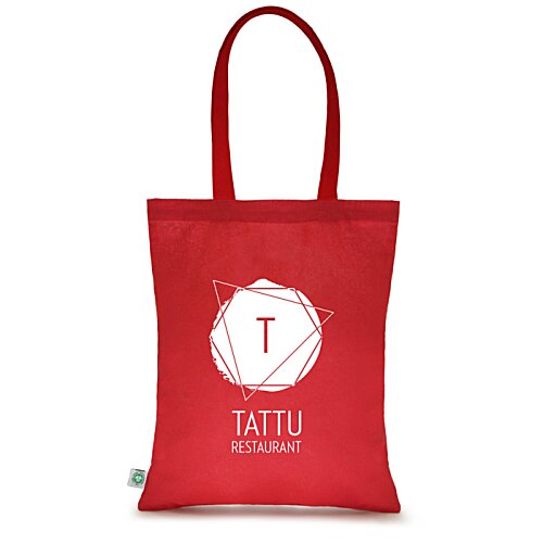 Additional Image 1 - a red bag with a white logo