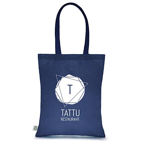 Additional Image 6 - a blue bag with a white logo