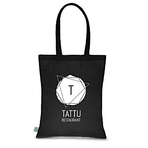 Additional Image 11 - a black bag with a white circle on it