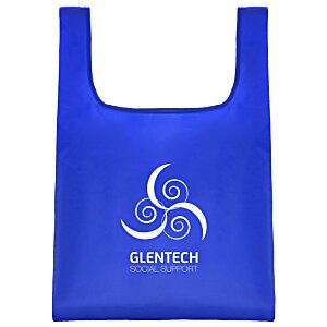 Additional Image 2 - a blue plastic bag with a logo