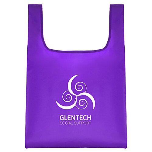 Additional Image 4 - a purple bag with a logo on it