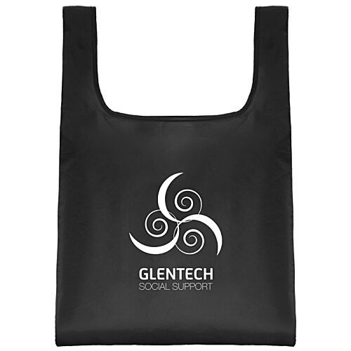 Additional Image 5 - a black plastic bag with a logo