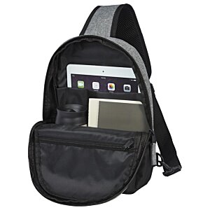 Additional Image 3 - a black backpack with a strap