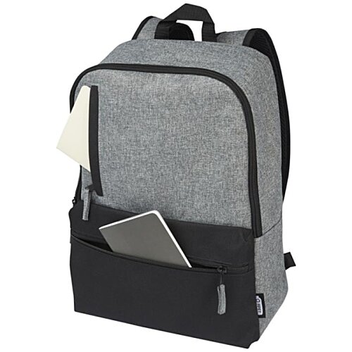 Additional Image 3 - a grey and black backpack