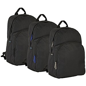 Additional Image 4 - a group of black backpacks