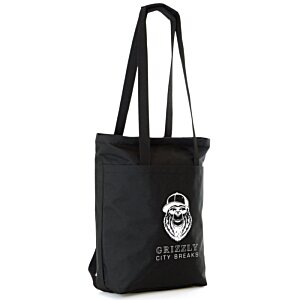 Additional Image 2 - a black bag with a white logo