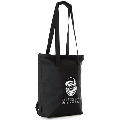 Additional Image 2 - a black bag with a white logo