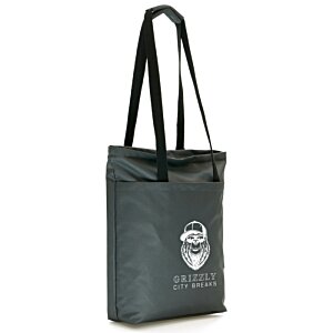 Additional Image 3 - a grey bag with a white logo
