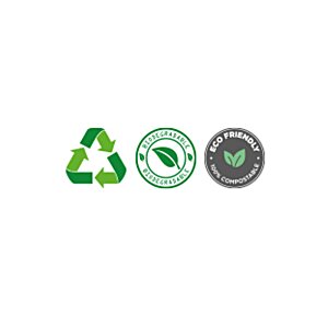 Additional Image 1 - a group of green and grey circular logos