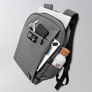Additional Image 10 - a grey backpack with a white object in it