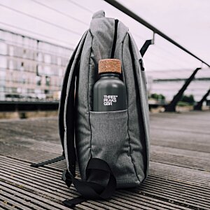 Additional Image 4 - a grey backpack on a platform