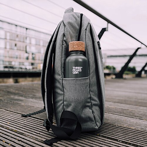 Additional Image 4 - a grey backpack on a platform
