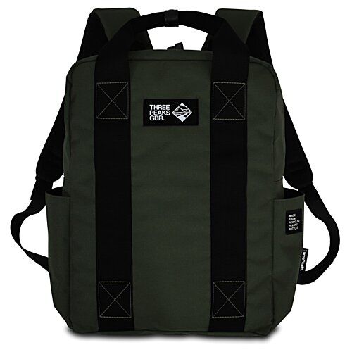 Additional Image 1 - a green backpack with black straps