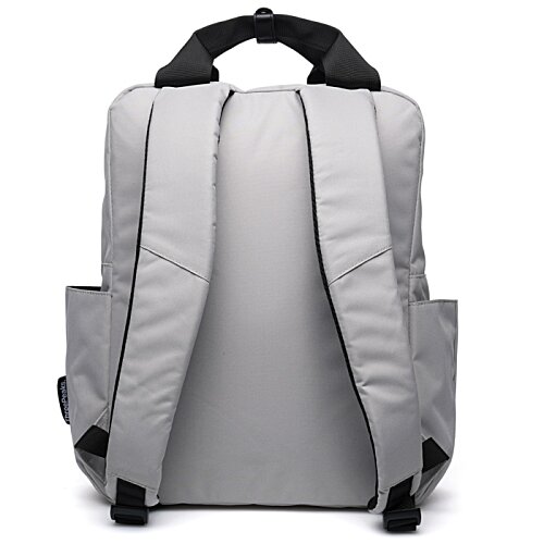 Additional Image 13 - a grey backpack with black straps