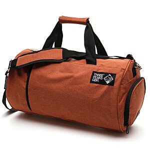 Additional Image 8 - a brown duffel bag with black handles