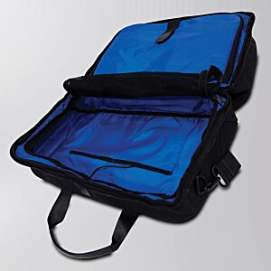 Additional Image 3 - a blue bag with a black handle