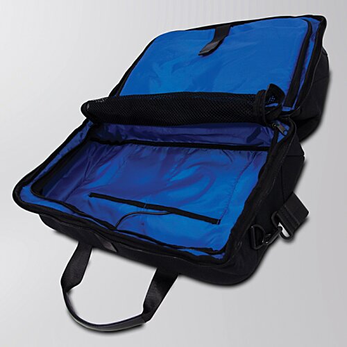 Additional Image 3 - a blue bag with a black handle