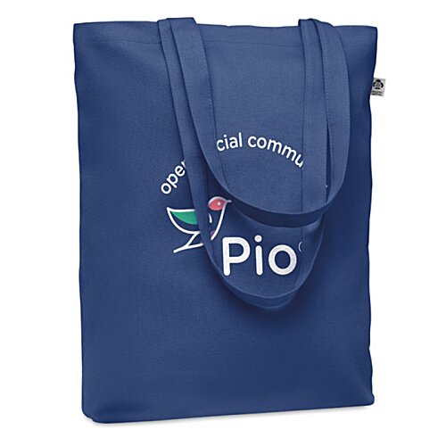 Additional Image 1 - a blue bag with white text