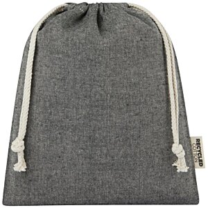 Additional Image 2 - a grey bag with white string