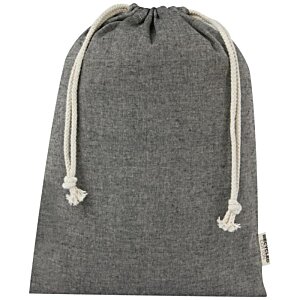 Additional Image 2 - a grey bag with white string