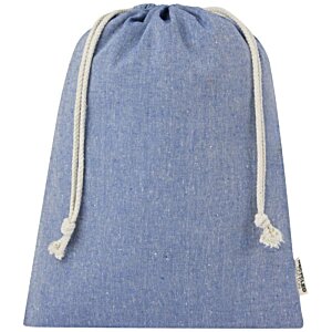 Additional Image 4 - a blue bag with white string