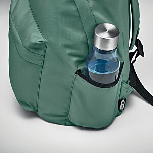 Additional Image 9 - a green backpack with a bottle in it