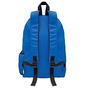 Additional Image 2 - a blue backpack with black straps