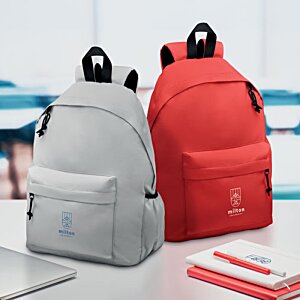 Additional Image 3 - a red and grey backpacks on a table