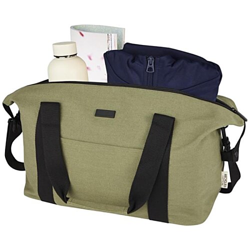 Additional Image 3 - a green bag with black straps
