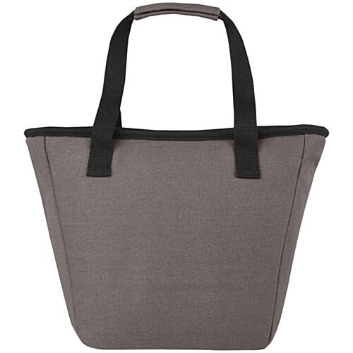 Additional Image 7 - a grey bag with black handles