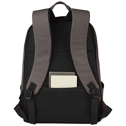 Additional Image 12 - a black backpack with grey straps