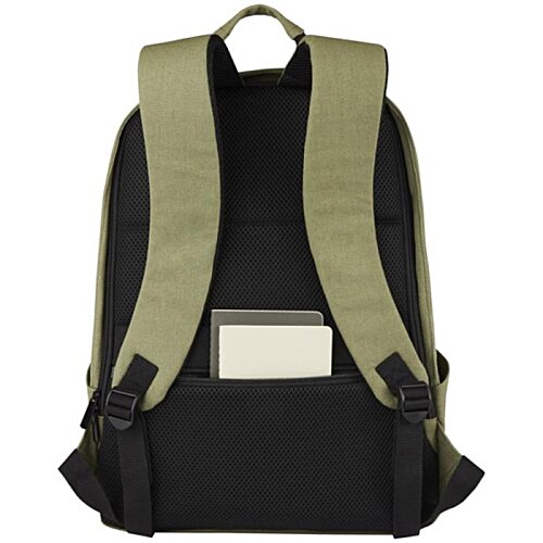 Additional Image 3 - a black and green backpack