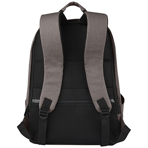 Additional Image 8 - a black backpack with grey straps