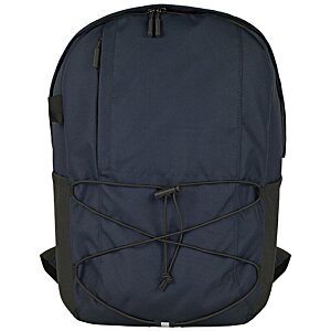 Additional Image 1 - a blue backpack with black straps