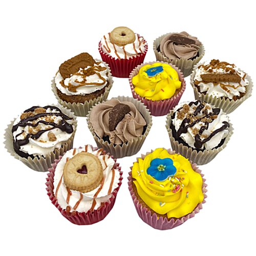 Additional Image 1 - a group of cupcakes in a circle