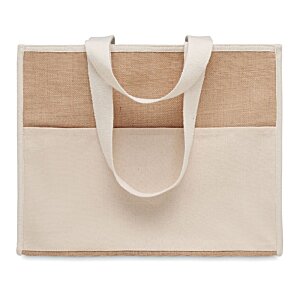 Additional Image 3 - a white and tan bag