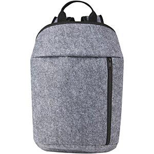 Additional Image 2 - a grey backpack with black straps