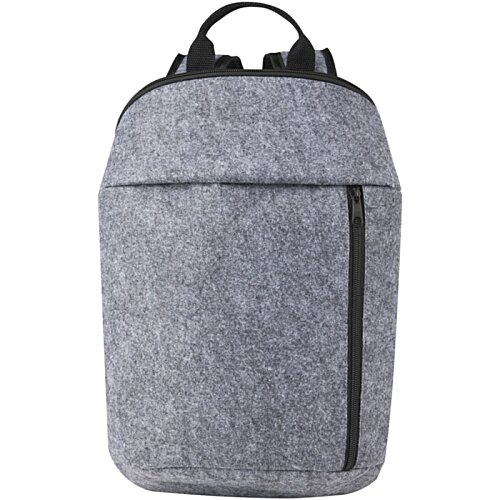Additional Image 2 - a grey backpack with black straps