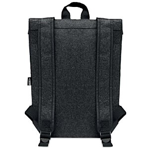 Additional Image 1 - a black backpack with straps