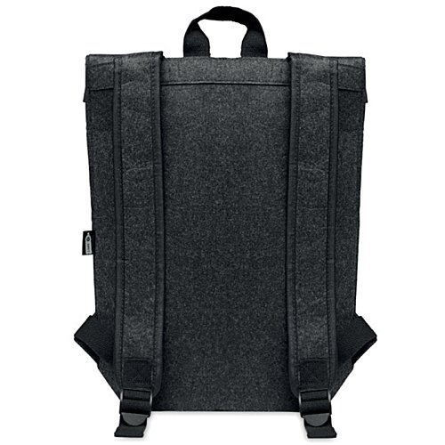 Additional Image 1 - a black backpack with straps