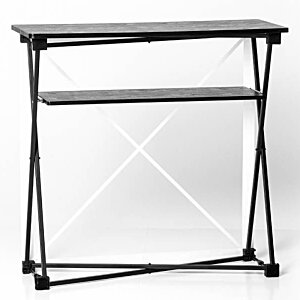 Additional Image 5 - a black table with a shelf