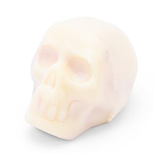 Additional Image 1 - a white skull on a white background