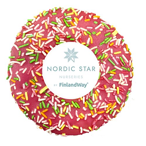 Additional Image 10 - a pink donut with sprinkles