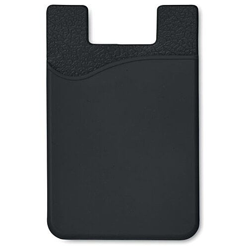 Additional Image 1 - a black phone case with two holes
