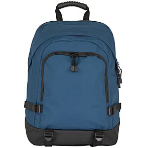 Additional Image 3 - a blue backpack with black straps
