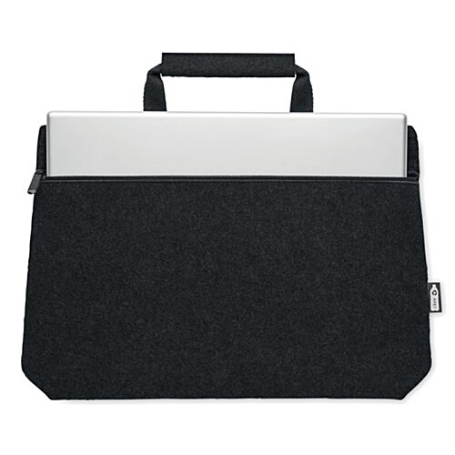 Additional Image 2 - a black and white briefcase
