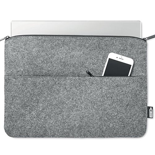 Additional Image 4 - a grey bag with a phone and a paper